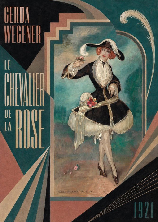 Gerda Wegener Le Chevalier De La Rose No5 - Poszter