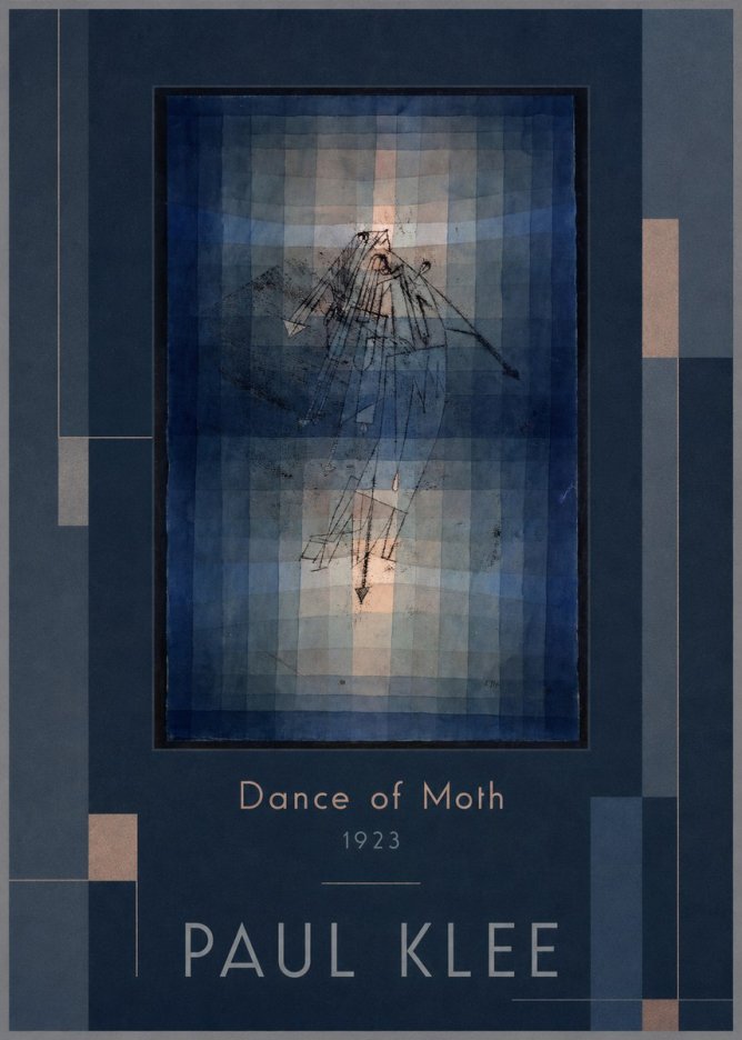 Paul Klee Dance of Moth No1 - Poszter