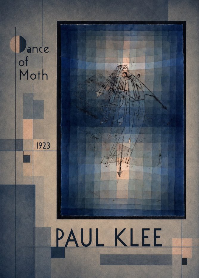 Paul Klee Dance of Moth No2 - Poszter