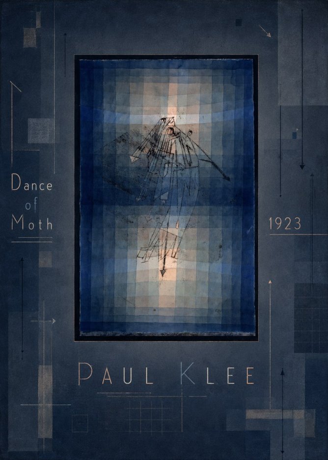 Paul Klee Dance of Moth No3 - Poszter