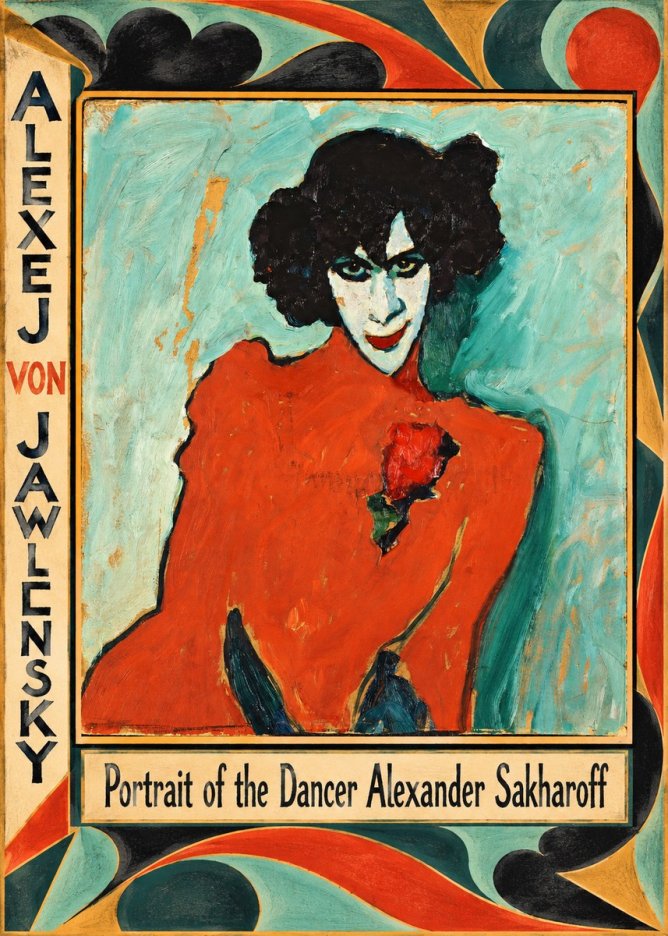 Alexej von Jawlensky Portrait of the Dancer Alexander Sakharoff No6 - Poszter