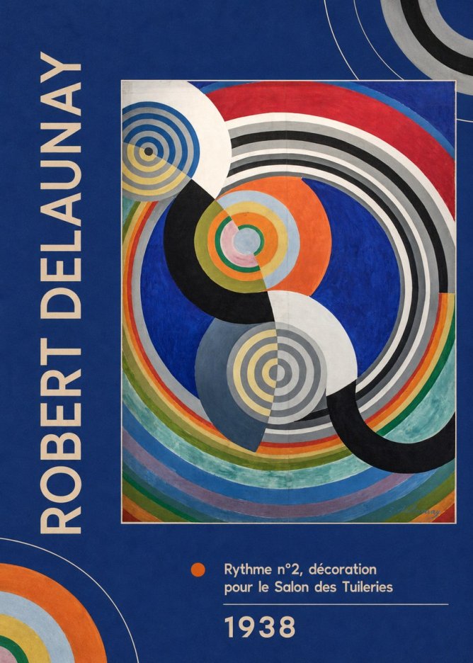 Robert Delaunay Rythme N°2, Décoration Pour Le Salon Des Tuileries No2 - Poszter