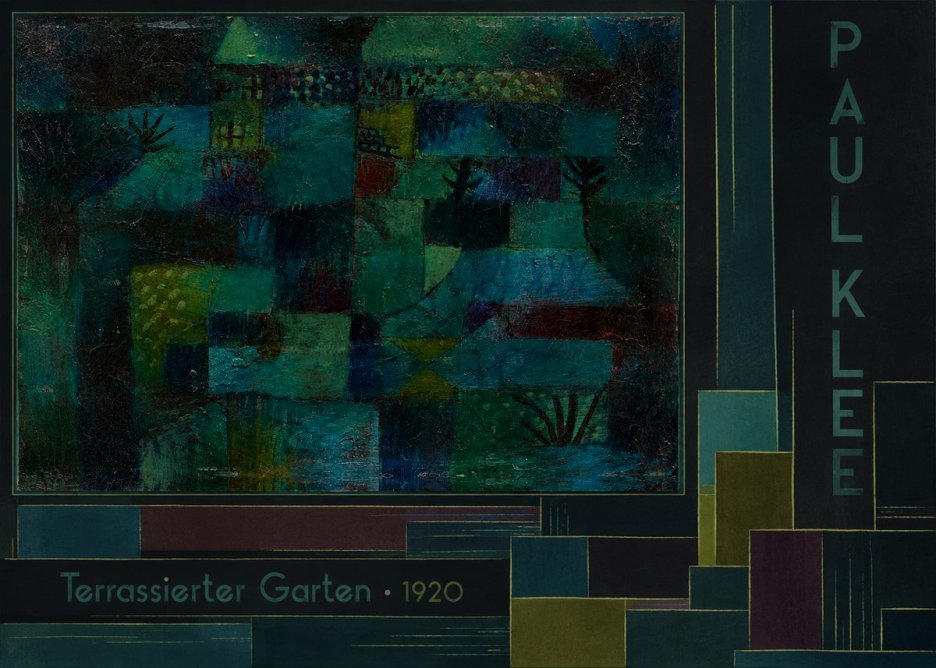 Paul Klee Terrassierter Garten No5 - Poszter
