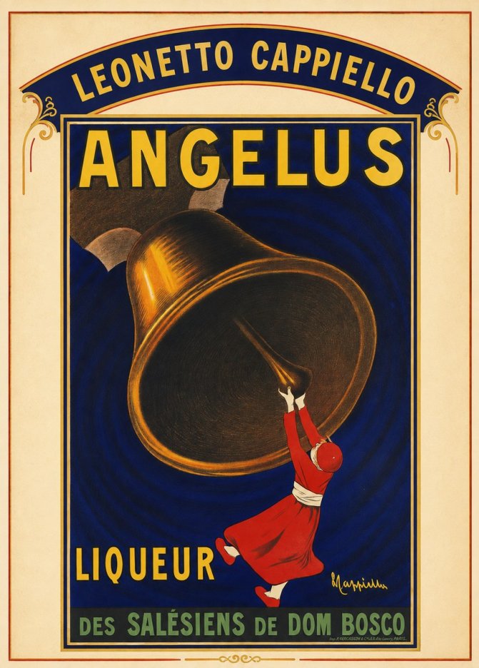 Leonetto Cappiello Angelus No3 - Poszter