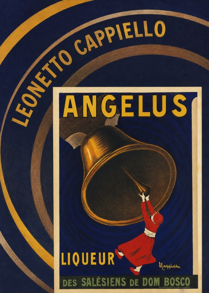 Leonetto Cappiello Angelus No6 - Poszter