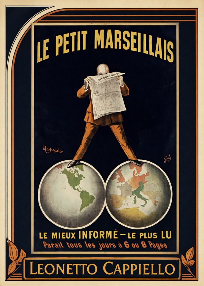 Leonetto Cappiello Le Petit Marseillais No1 - Poszter