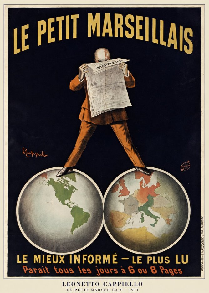 Leonetto Cappiello Le Petit Marseillais No5 - Poszter