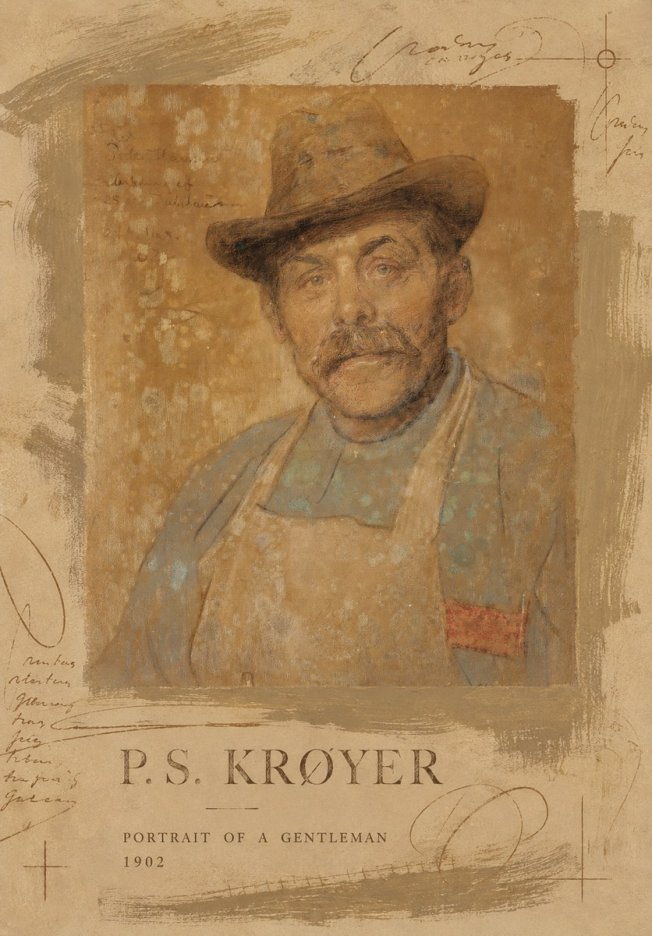 P.S. Krøyer Portrait of a Gentleman No5 - Poszter