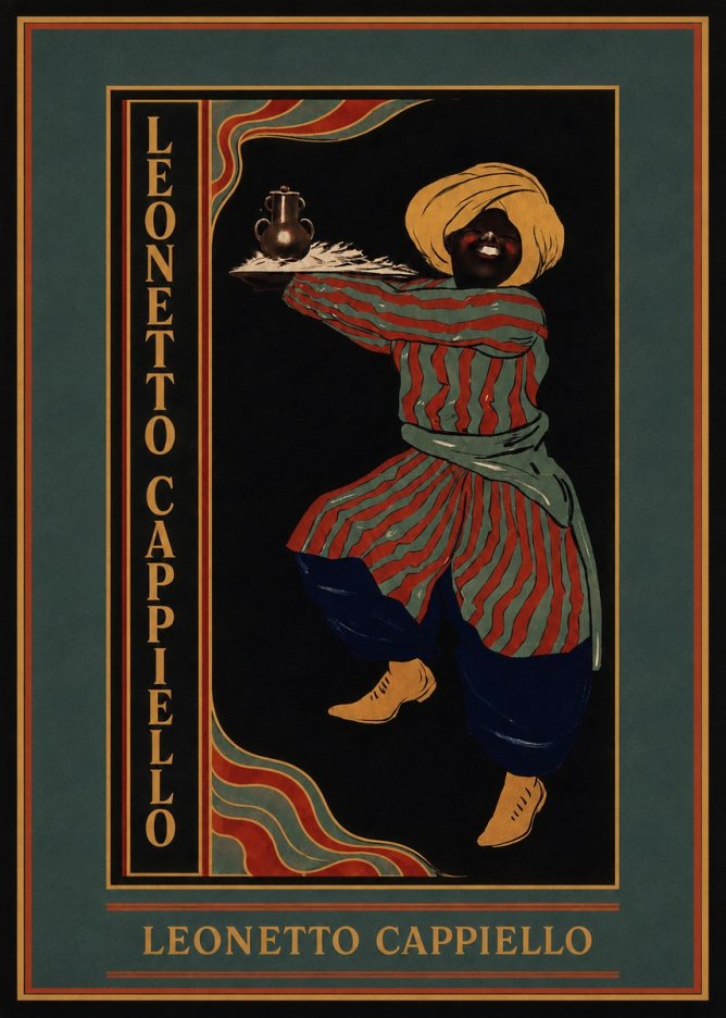 Leonetto Cappiello The Sultan No3 - Poszter