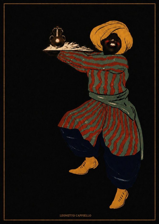 Leonetto Cappiello The Sultan No5 - Poszter