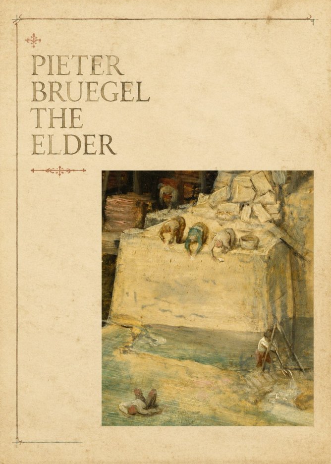 Pieter Bruegel Figures on the Embankment No4 - Poszter