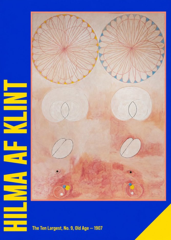 Hilma af Klint The Ten Largest, No. 9, Old Age – 1907 No2 - Poszter