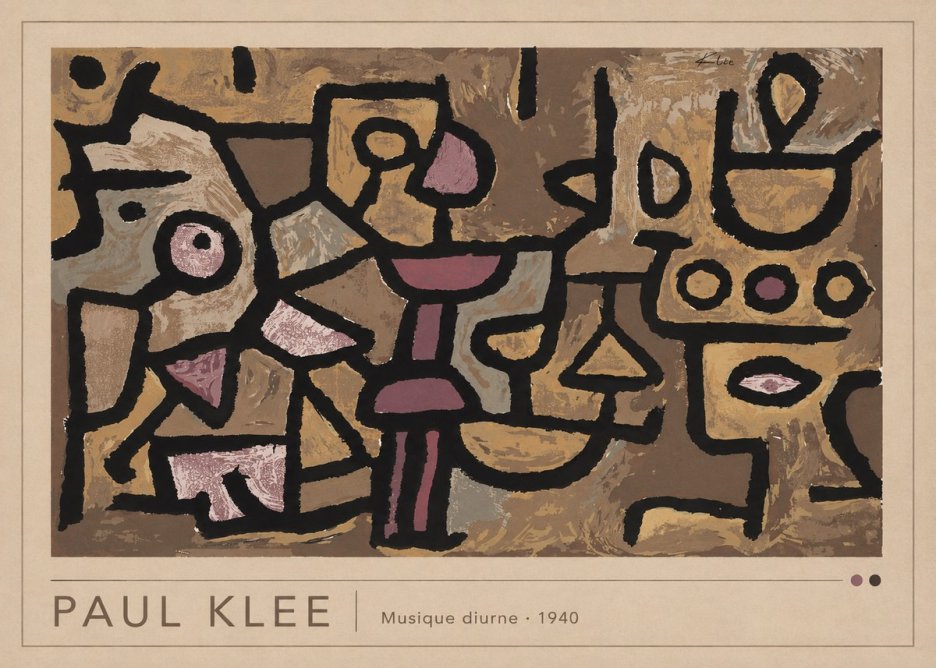 Paul Klee Musique Diurne No2 - Poszter