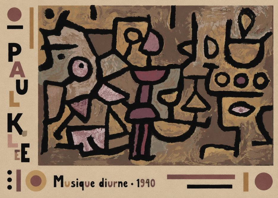 Paul Klee Musique Diurne No3 - Poszter