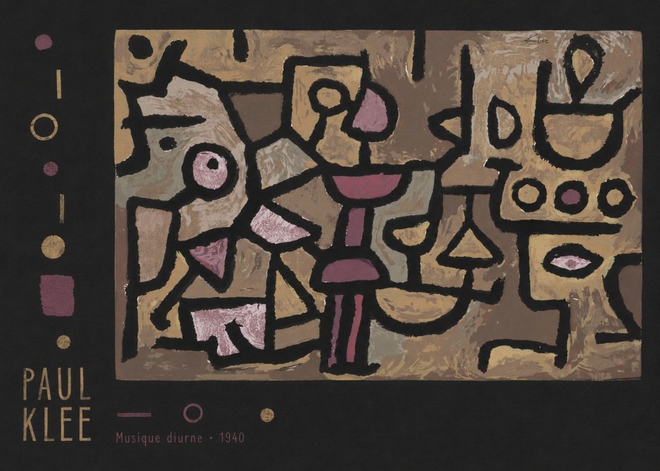 Paul Klee Musique Diurne No6 - Poszter
