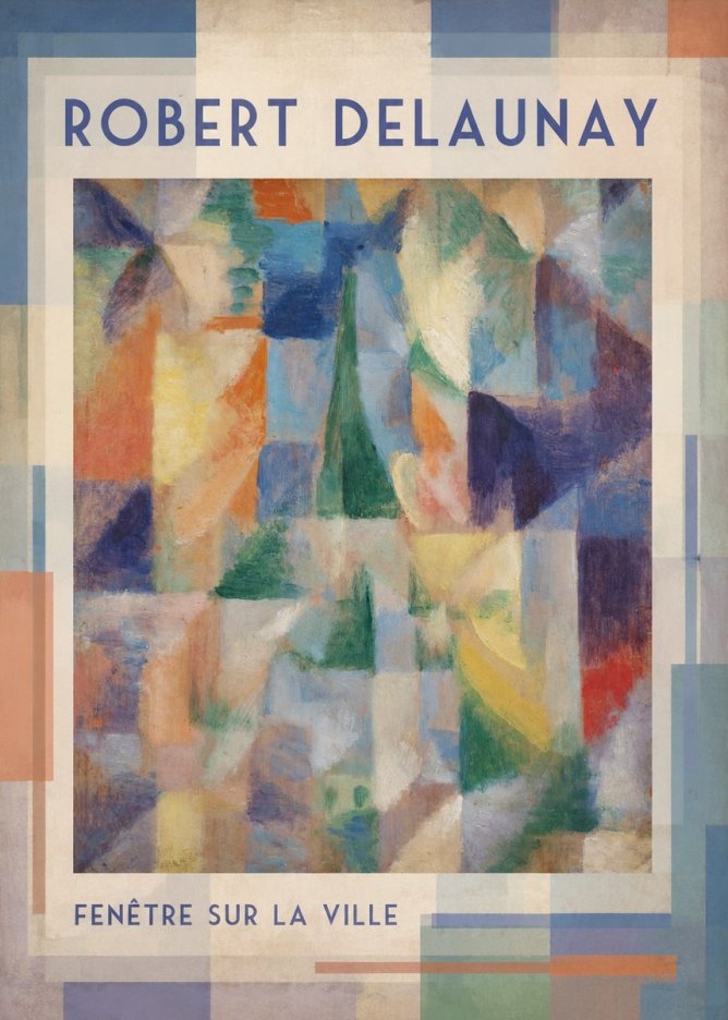 Robert Delaunay Fenêtre Sur La Ville No1 - Poszter