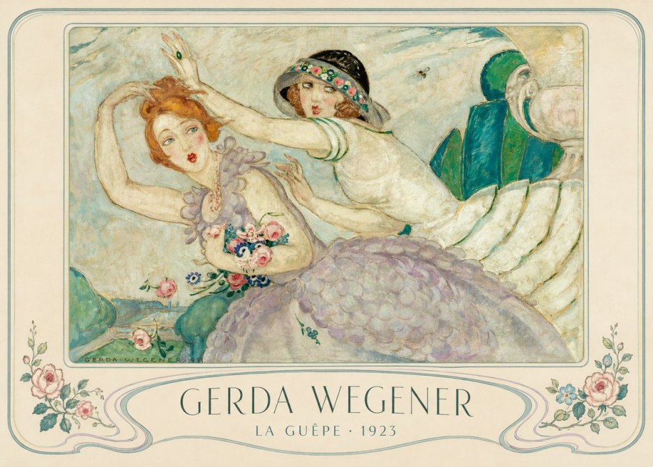 Gerda Wegener La Guêpe No3 - Poszter