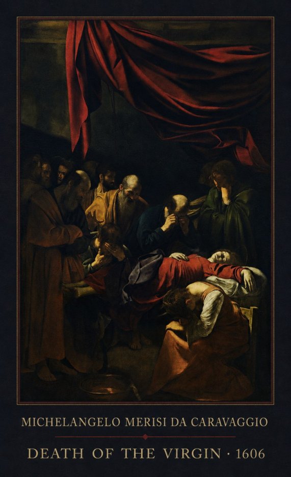Michelangelo Merisi da Caravaggio Death of the Virgin No1 - Poszter