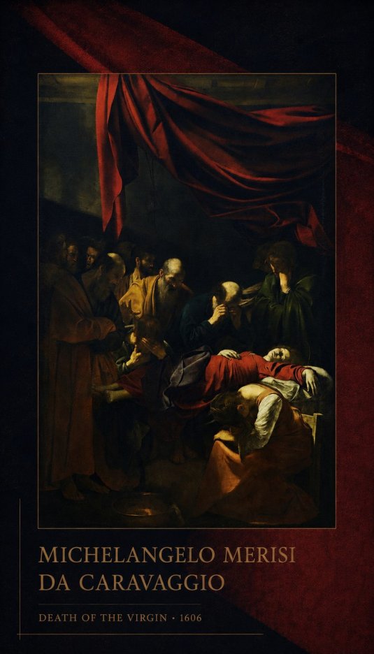 Michelangelo Merisi da Caravaggio Death of the Virgin No2 - Poszter