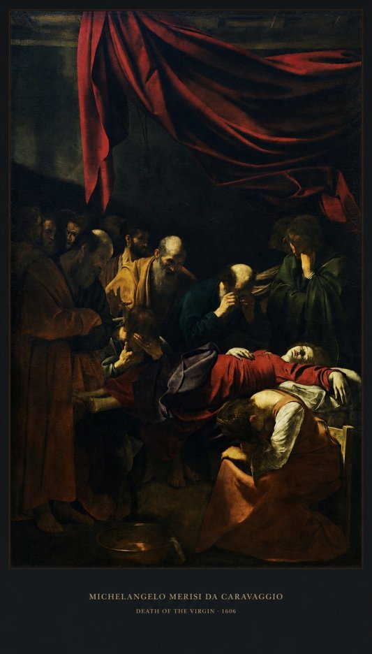 Michelangelo Merisi da Caravaggio Death of the Virgin No5 - Poszter