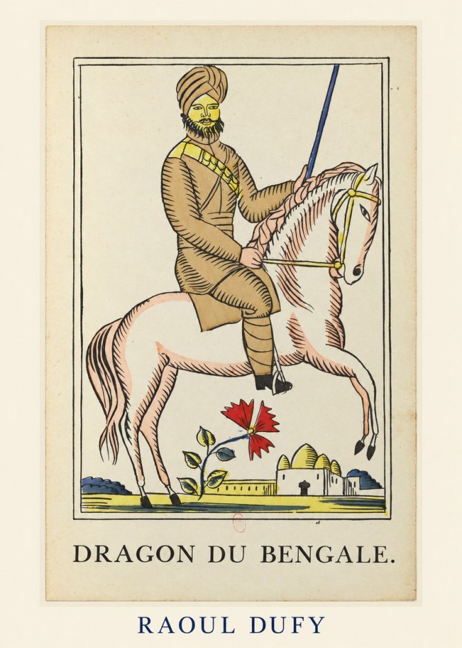 Raoul Dufy Dragon Du Bengale No3 - Poszter