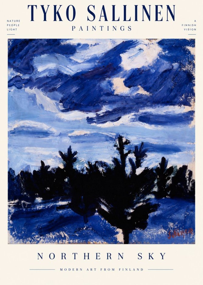 Tyko Sallinen Northern Sky No3 - Poszter