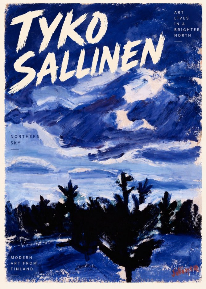 Tyko Sallinen Northern Sky No4 - Poszter