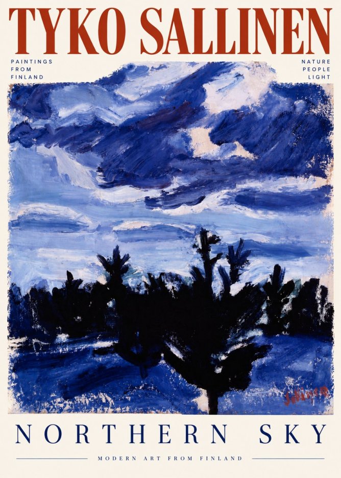 Tyko Sallinen Northern Sky No5 - Poszter