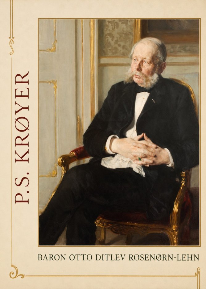 P.S. Krøyer Baron Otto Ditlev Rosenørn-lehn No1 - Poszter