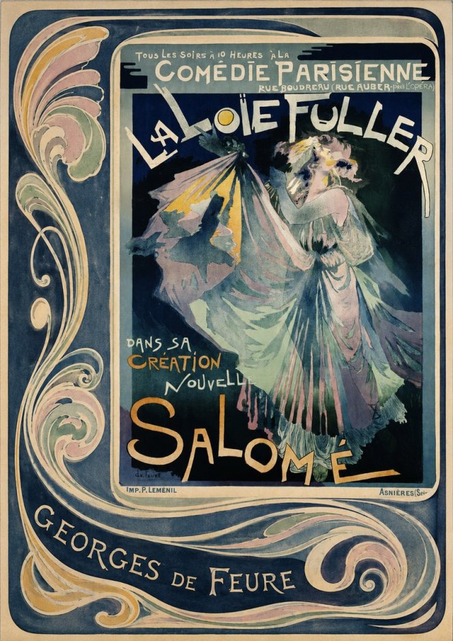 Georges de Feure La Loïe Fuller - Salomé I No2 - Poszter
