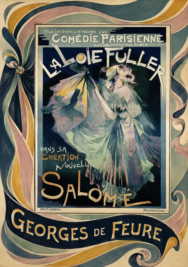 Georges de Feure La Loïe Fuller - Salomé I No5 - Poszter