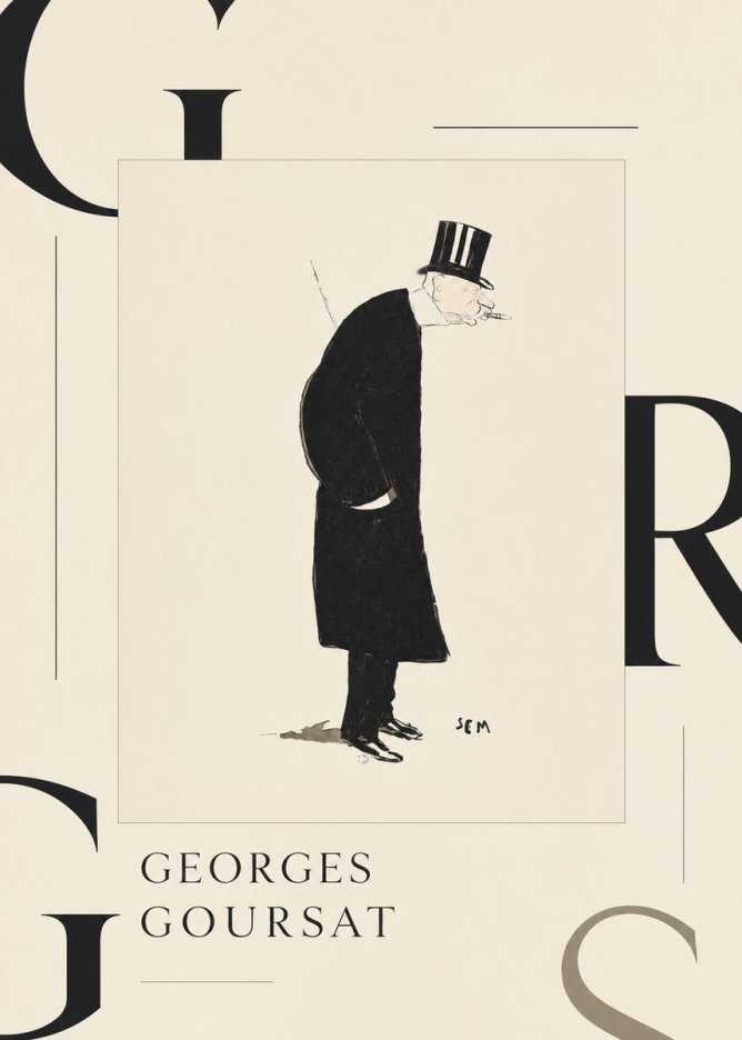 Georges Goursat Georges Goursat II No3 - Poszter