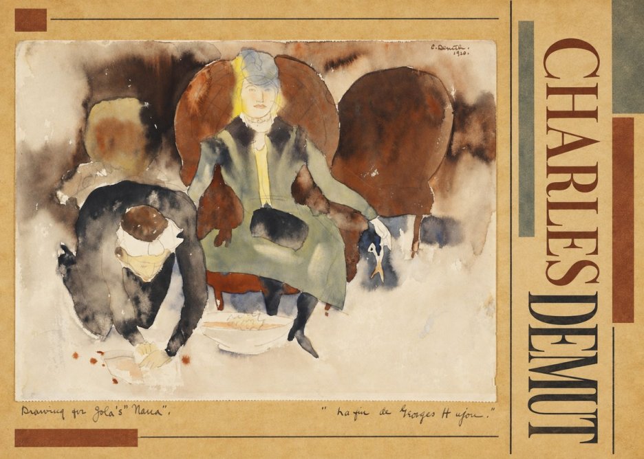 Charles Demuth Drawing for Zola's "Nana" No2 - Poszter