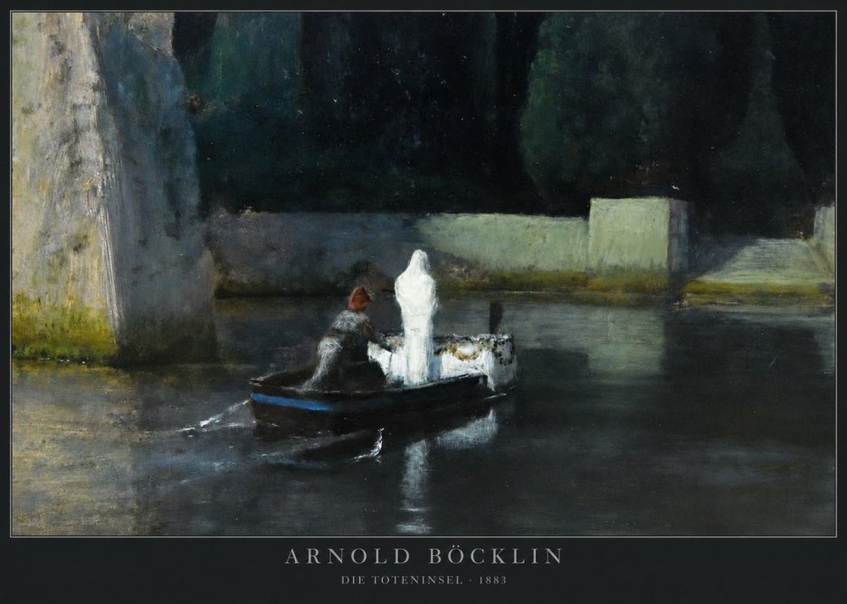 Arnold Böcklin Die Toteninsel IV No2 - Poszter