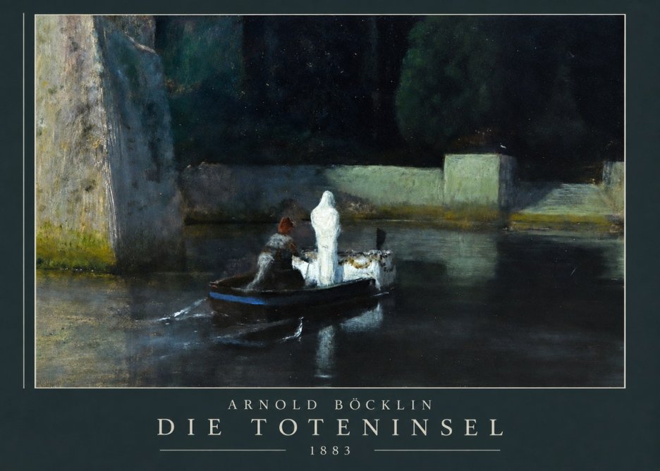 Arnold Böcklin Die Toteninsel IV No3 - Poszter
