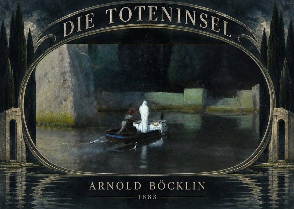 Arnold Böcklin Die Toteninsel IV No6 - Poszter