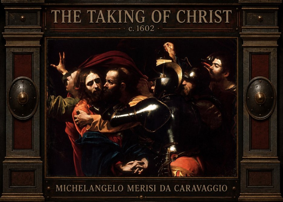 Michelangelo Merisi da Caravaggio The Taking of Christ II No4 - Poszter