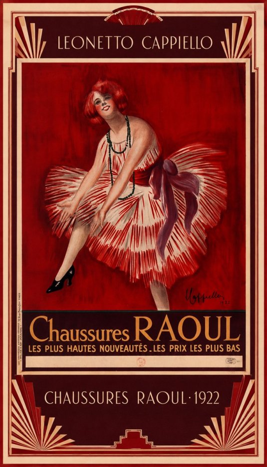 Leonetto Cappiello Chaussures Raoul No1 - Poszter