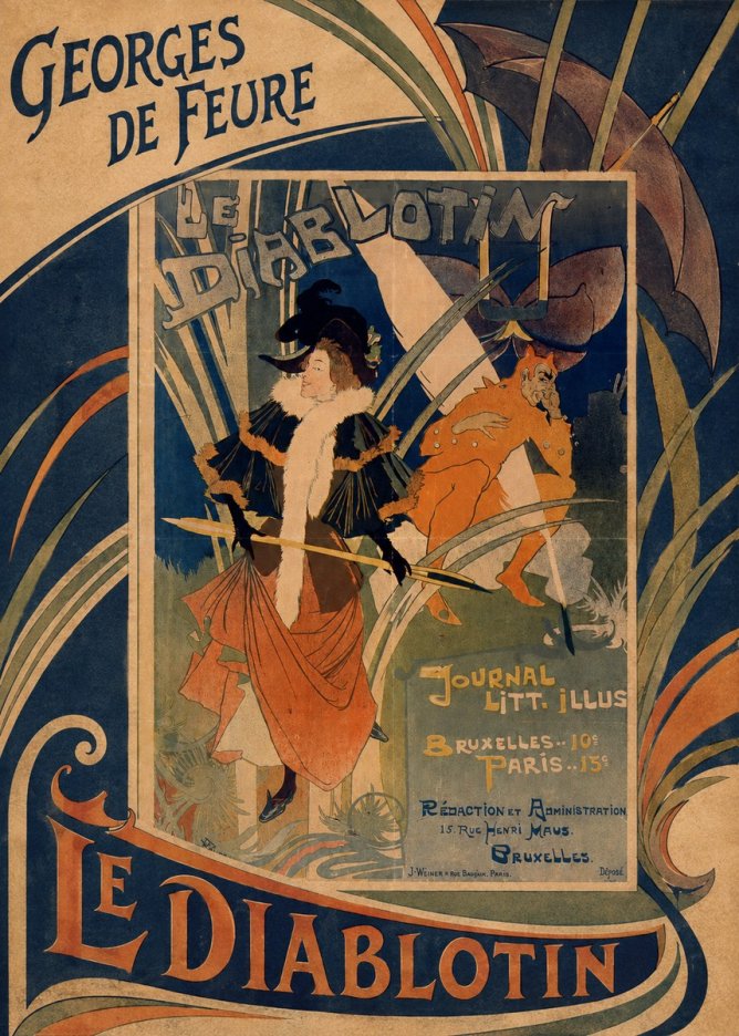 Georges de Feure Le Diablotin II No2 - Poszter