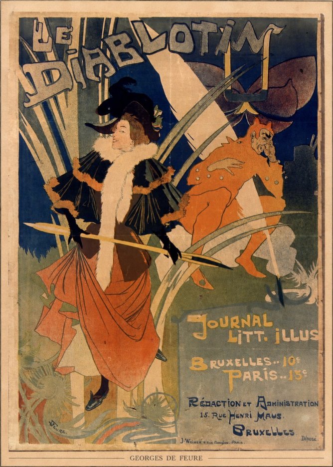 Georges de Feure Le Diablotin II No6 - Poszter