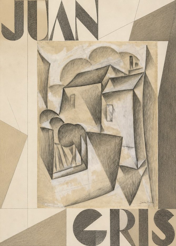 Juan Gris Houses in Paris No6 - Poszter
