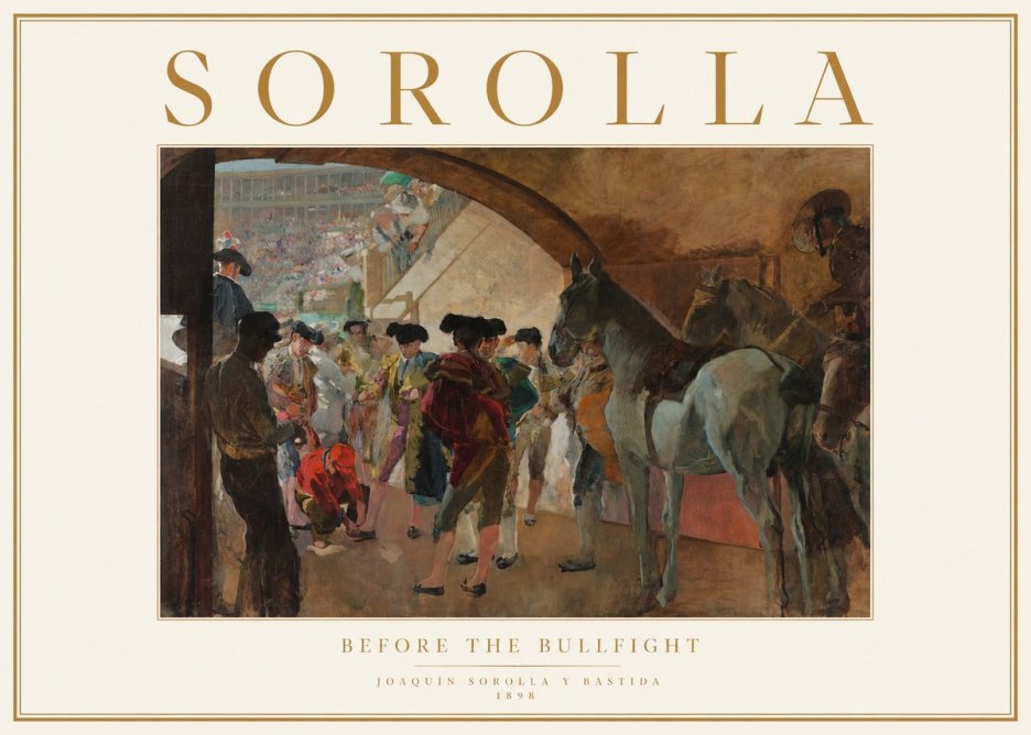 Sorolla Before the Bullfight No1 - Poszter