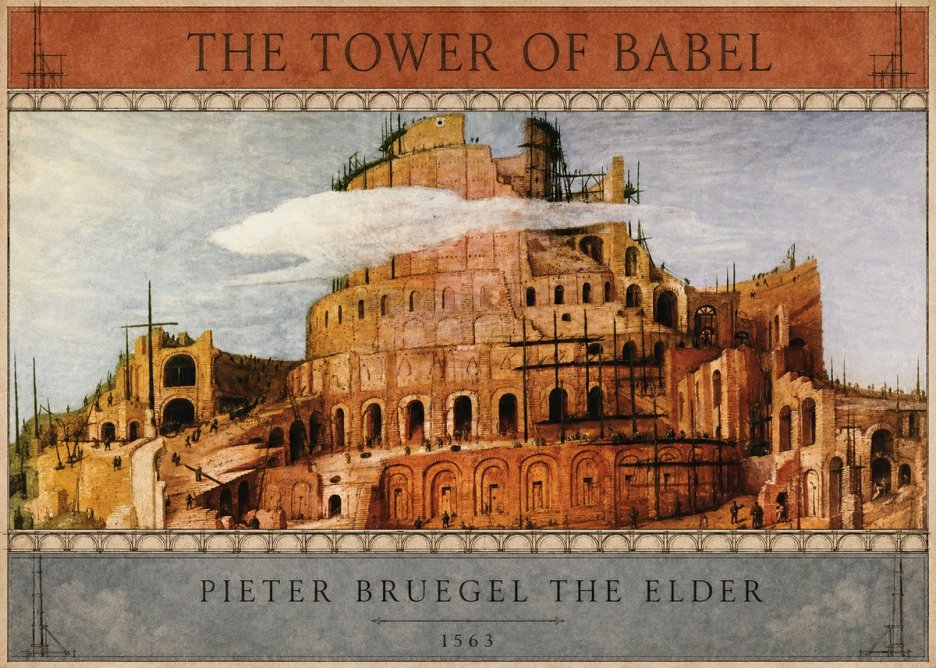 Pieter Bruegel The Tower of Babel XI No3 - Poszter