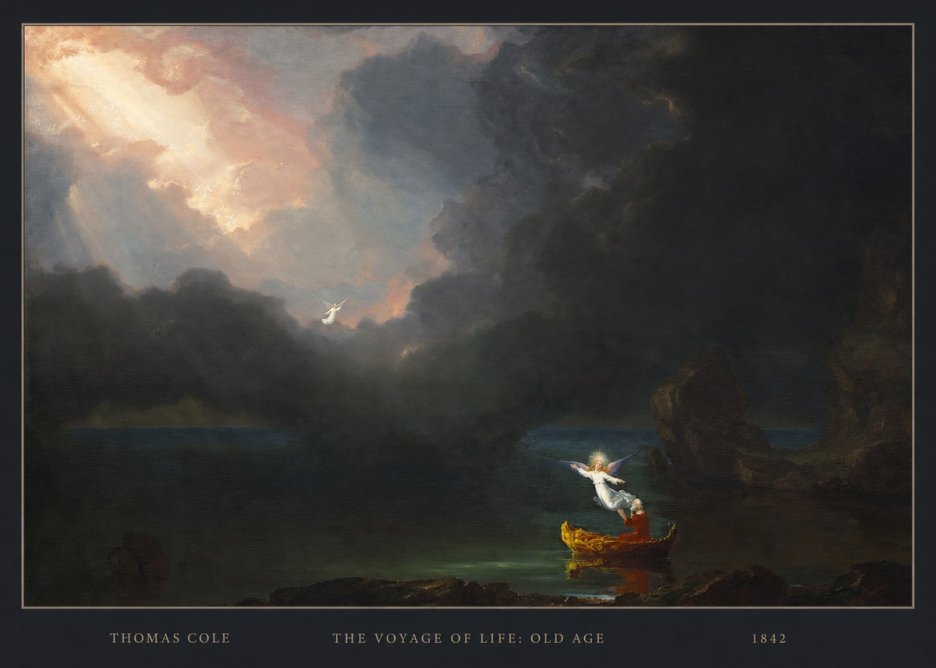 Thomas Cole The Voyage of Life: Old Age III No4 - Poszter