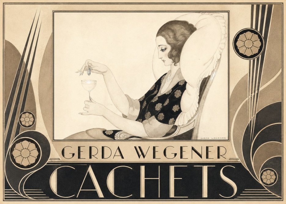 Gerda Wegener Cachets No6 - Poszter
