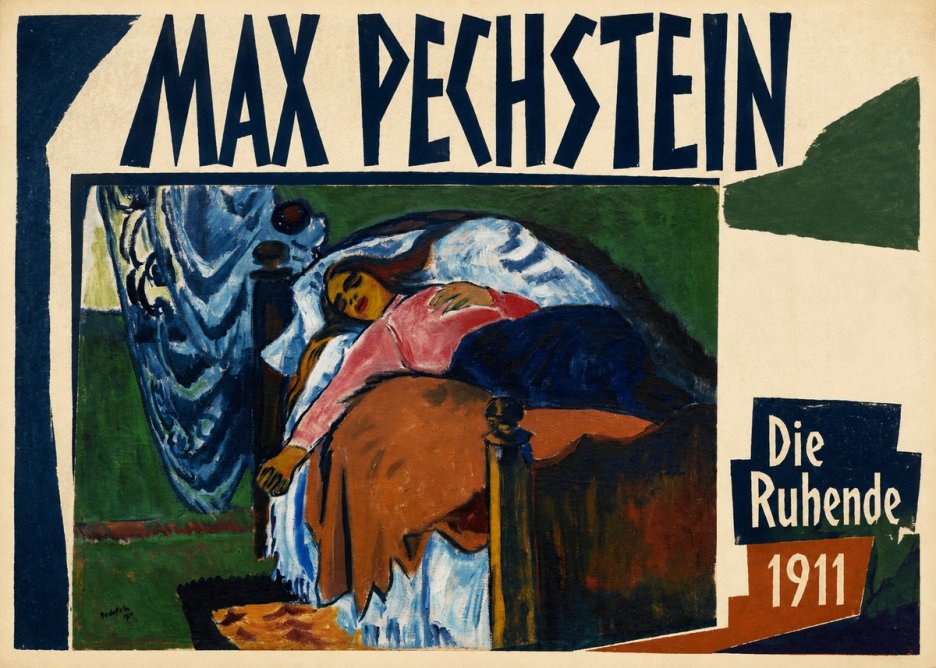 Max Pechstein Die Ruhende No3 - Poszter