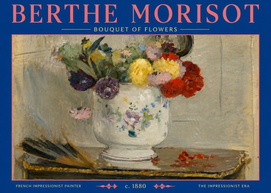 Berthe Morisot Bouquet of Flowers No5 - Poszter