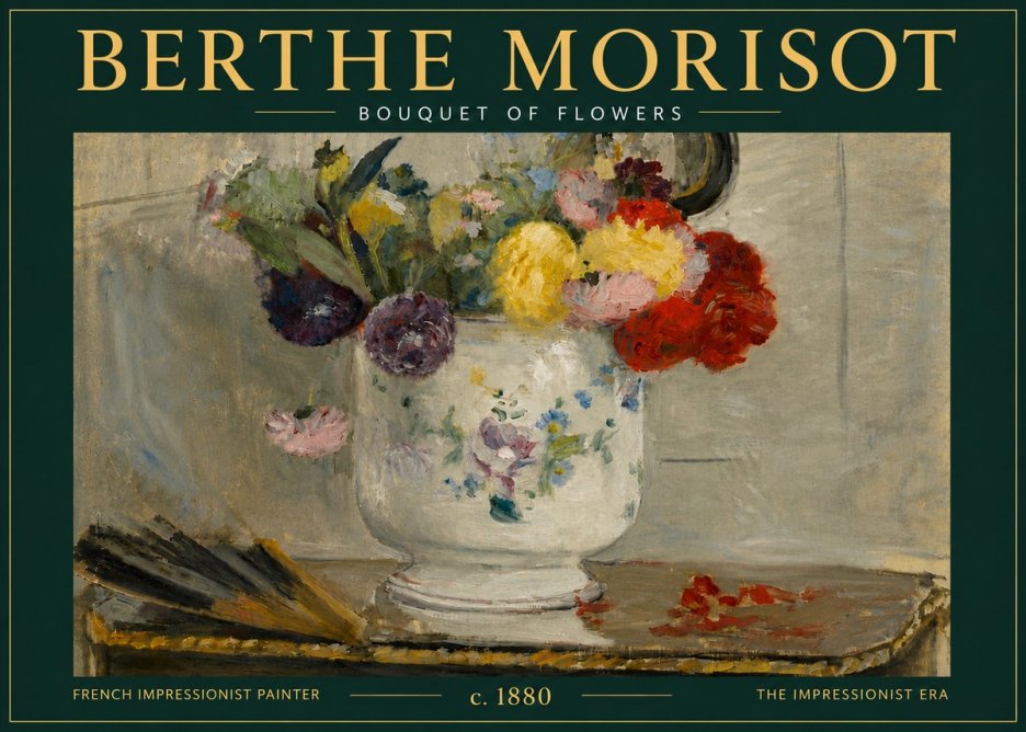 Berthe Morisot Bouquet of Flowers No6 - Poszter