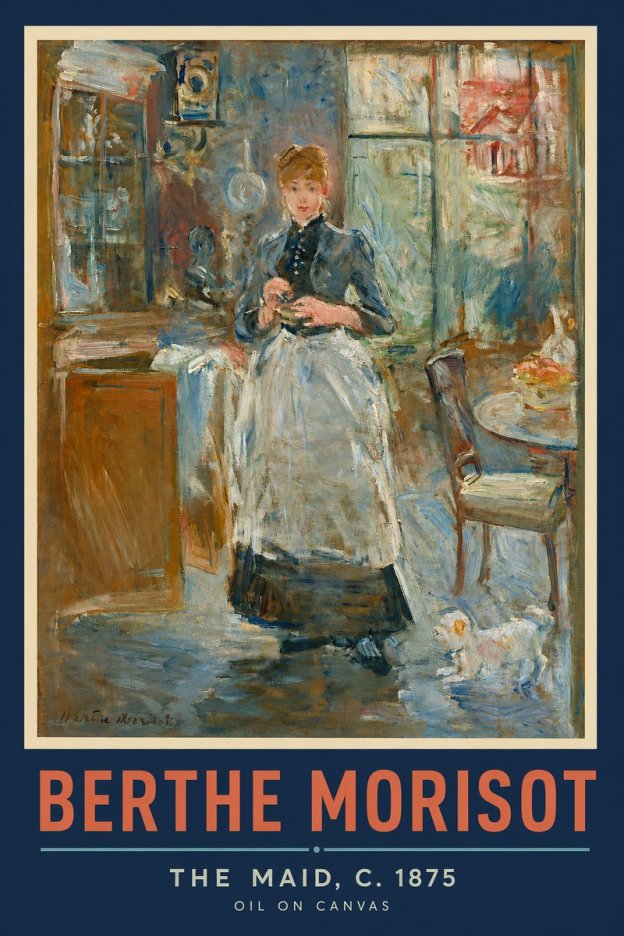 Berthe Morisot The Maid No2 - Poszter