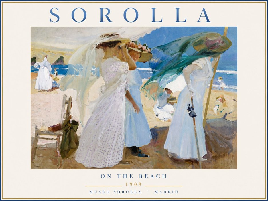 Sorolla On the Beach No5 - Poszter